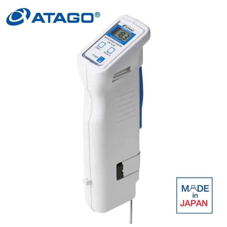 ATAGO 3354 QR-NaOH Dijital Emme Tipi Refraktometre %0,0... %38,0 / 5... 40 °C Sodyum Hidroksit Çözeltilerinin Ölçümü için