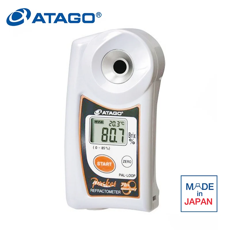 ATAGO 3842 PAL-LOOP Dijital Refraktometre 0.0... 85.0 %Brix Sürekli veya Tek Ölçüm Modu ATAGO 3842 PAL-LOOP Dijital Refraktometre 0.0... 85.0 %Brix Sürekli veya Tek Ölçüm Modu