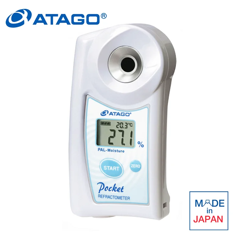 ATAGO 4573 Pal-Moisture Nem Refraktometresi Nem oranı : %7,0 - %100 (gr/100gr) ATAGO 4573 Pal-Moisture Nem Refraktometresi Nem oranı : %7,0 - %100 (gr/100gr)