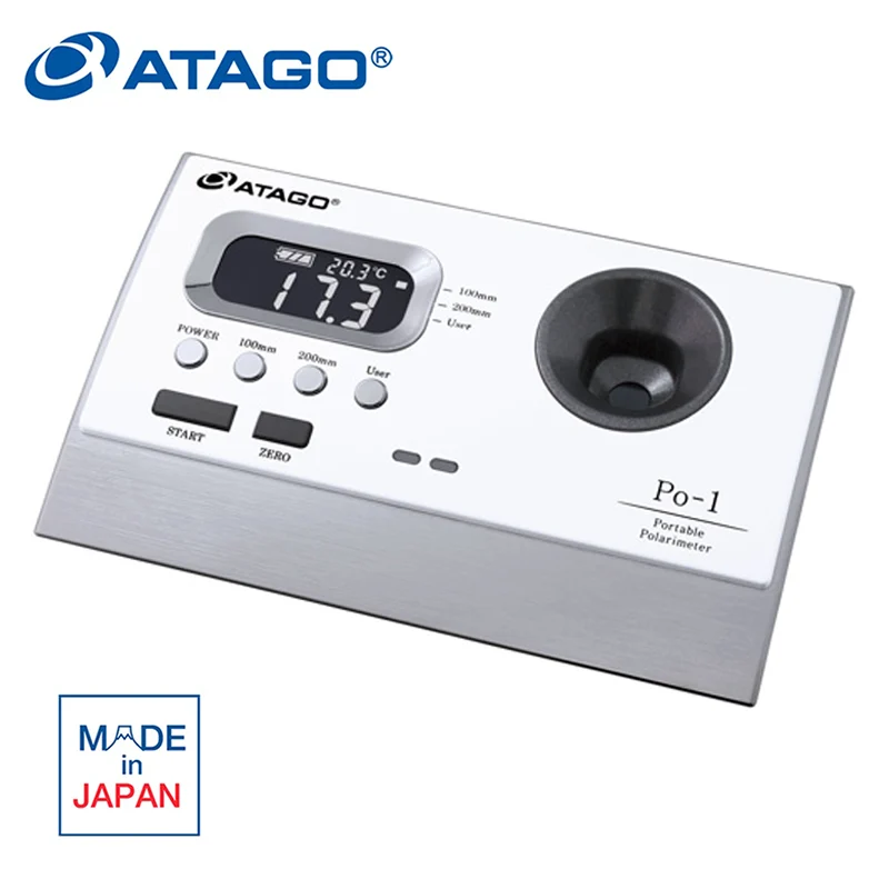 ATAGO 5050 Po-1 Portatif Polarimetre Spesifik Rotasyon, Konsantrasyon ve Sıcaklık Ölçümü