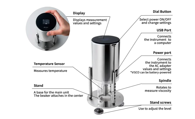 ATAGO 6800 VISCO™ Rotasyonel Viskozimetre 50... 99.999.999 cP