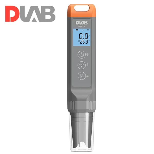 DLAB DEC1+ İletkenlik TDS Direnç Tuzluluk ve Sıcaklık Ölçer (Bluetooth) 0... 19.99 mS/cm / 0.0 mg/L... 10.0 g/L / 50 Ω·cm... 20 MΩ·cm / 0... 10 ppt / 0... 60 °C