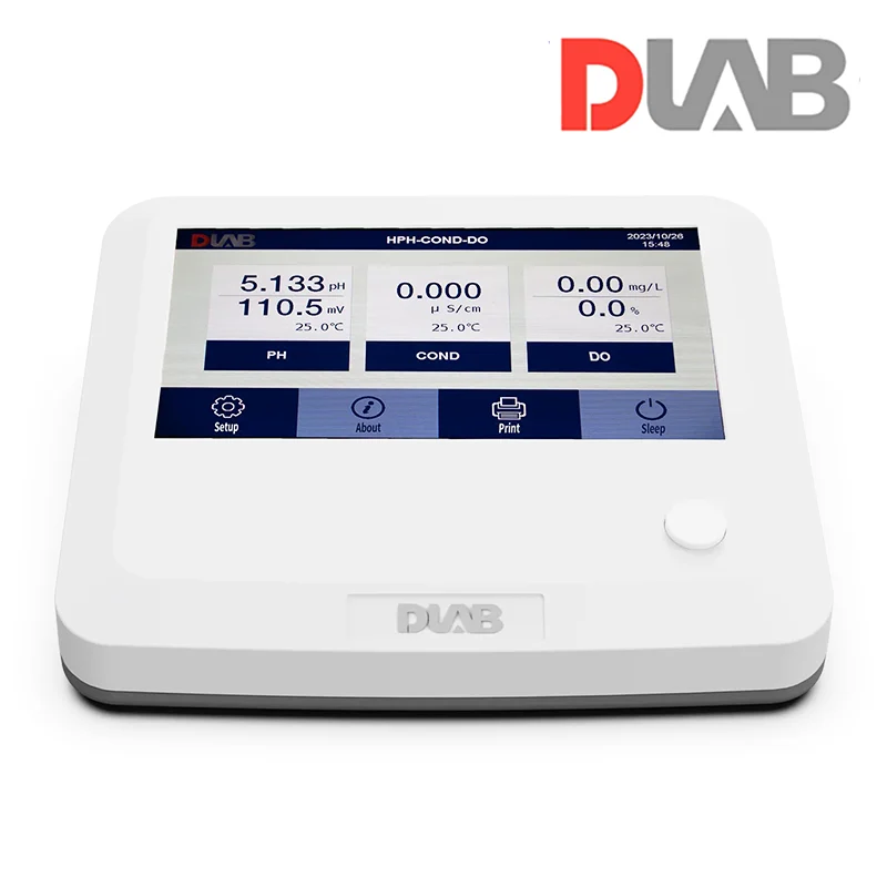 DLAB DPD100T pH ORP Polarografik Tip DO ve Sıcaklık Ölçer -2.000... 20.000 pH /-1999.9... +1999.9 mV / 0.00... 20.00 mg/L / 0... 100 °C