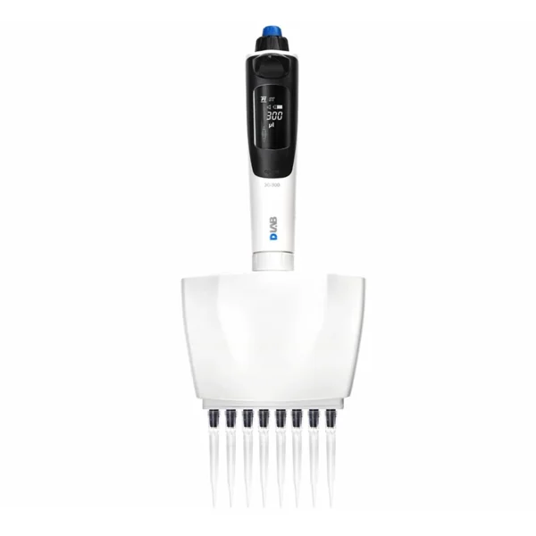 DLAB dPette⁺ 8 Kanallı Elektronik Pipet Dijital Ekranlı (30-300 µL)