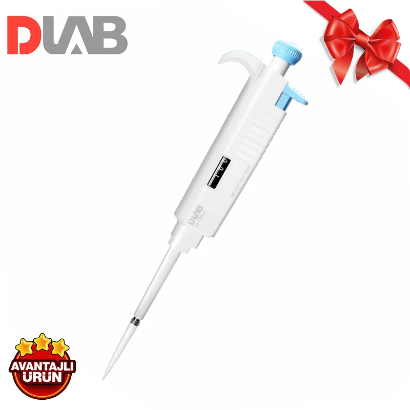 DLAB MicroPette Plus Ayarlanabilir Otomatik Pipet 10-100 μL Tamamı Otoklavlanabilir