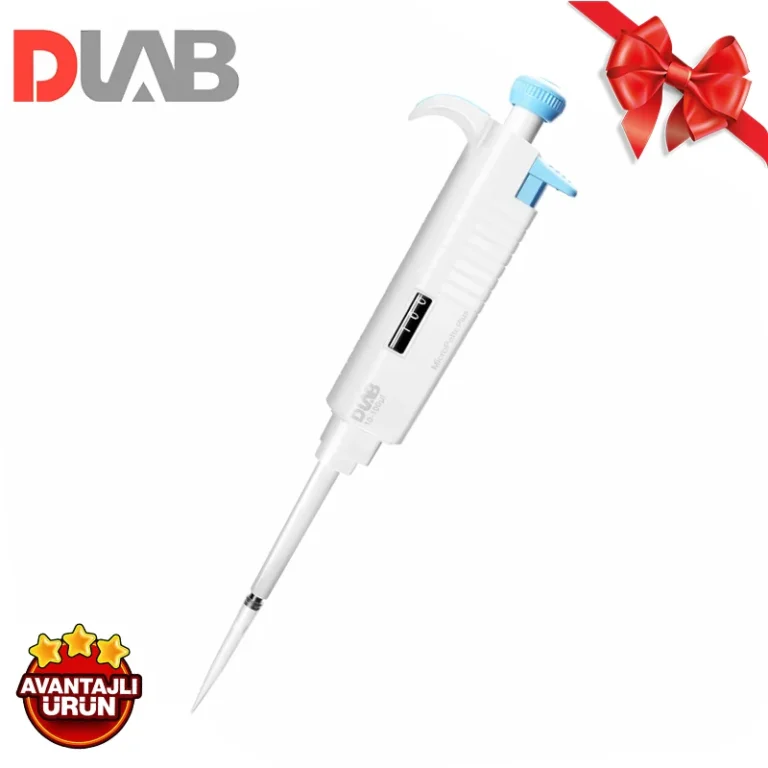 DLAB MicroPette Plus Ayarlanabilir Otomatik Pipet 20-200 μL Tamamı Otoklavlanabilir