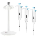 DLAB MicroPette Plus SET3 3 Adet Otomatik Pipet ve 6'lı Stand Komple 20-200, 100-1000, 1000-5000 μl Pipet Uçları Dahildir