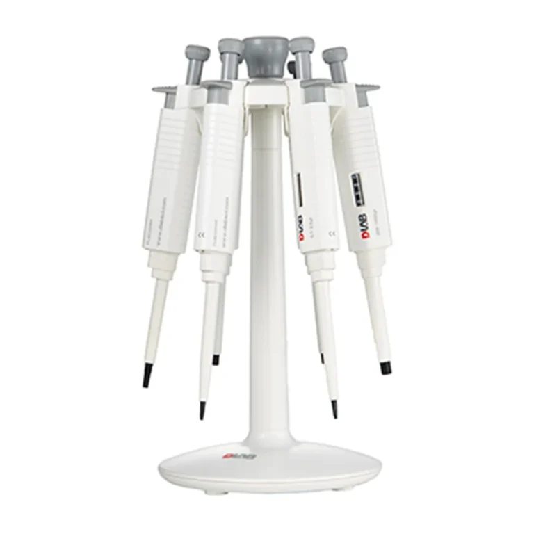 DLAB MicroPette Plus SET6 Adet Otomatik Pipet ve 6'lı Stand Komple 0,5-10, 2-20, 10-100, 20-200, 100-1000 μl, 1000-5000 μl, Pipet Uçları Dahildir