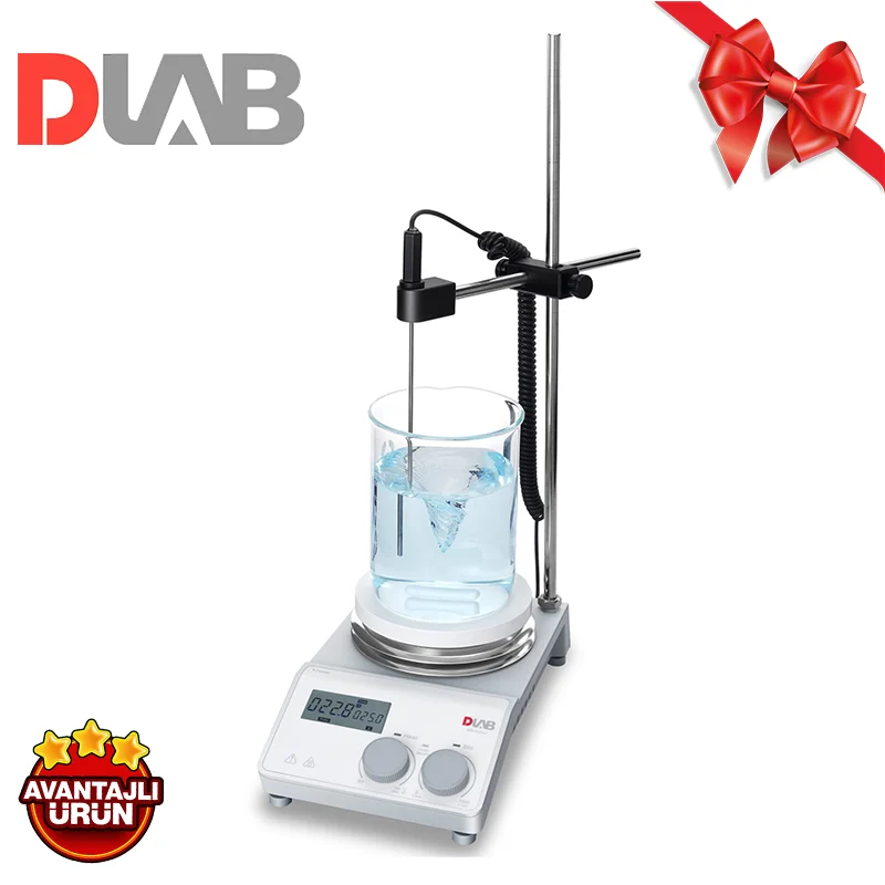 DLAB MS-H-ProT SET2 Isıtıcılı Manyetik Karıştırıcı 100... 1.500 rpm / RT... 340 °C / 20 L