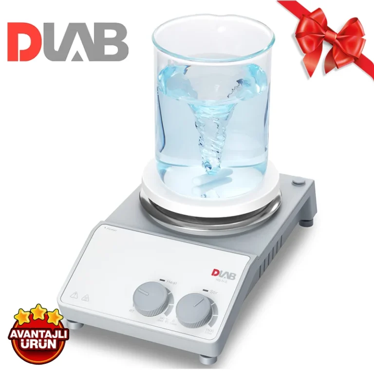 DLAB MS-H-S Isıtıcılı Manyetik Karıştırıcı 0... 1.500 rpm / RT... 340 ℃ / 20 L