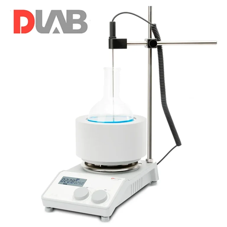 DLAB MS-H280-F500 Mantolu Isıtıcılı Manyetik Karıştırıcı 200... 1.500 rpm / 25... 280 °C / 500 mL Balon için