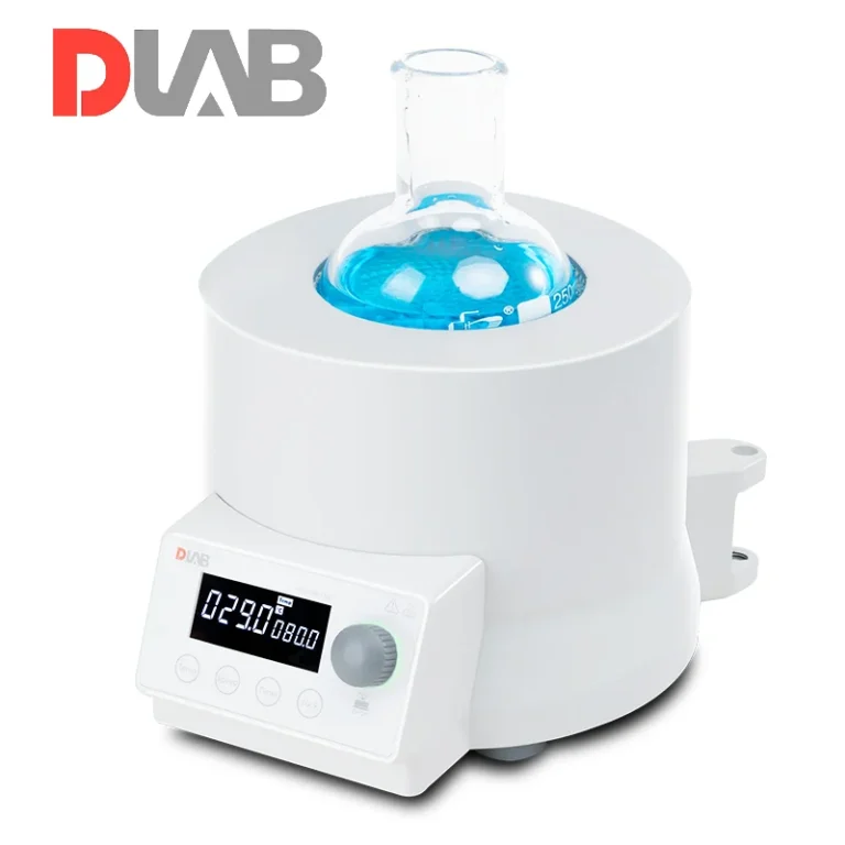 DLAB MS-H380-F1000 LCD Manyetik Karıştırıcılı Balon Isıtıcı 100... 1500 rpm / 25... 380 °C / 1000 mL