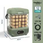 Coolist CLK12G 12/24Volt/ 220Volt 12 Litre Taşınabilir Kompresörlü Oto Buzdolabı