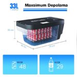 Acopower T35 12/24Volt 33Litre Tesla Model Y ile Uyumlu Kompresörlü Outdoor Oto Buzdolabı