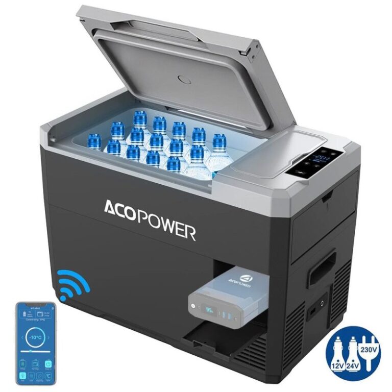 Acopower V28 12/24/220Volt 28Litre Kompresörlü Outdoor Oto Buzdolabı (Akü Dahil Değildir)